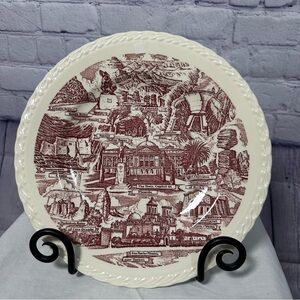 Vintage Scenic Dinner Plate